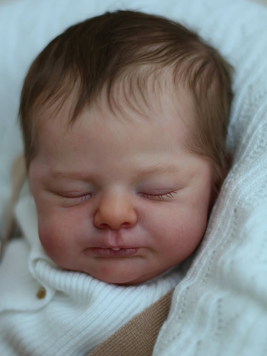 Handmade Realistic Baby Boy Doll – 20 Inch Lifelike Newborn in Blue Outfit | Premium Collectible Doll