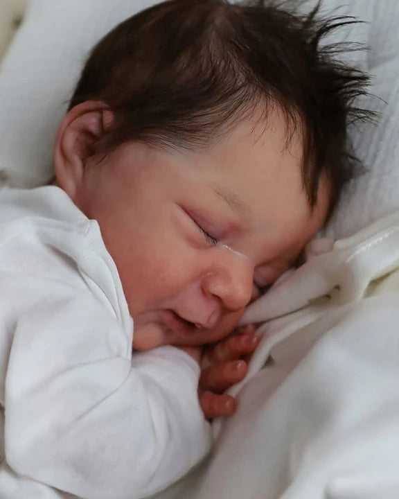 Realistic Full Silicone Baby Boy – 20 Inch Handmade Reborn Doll | Lifelike Newborn Doll for Birthday & Holiday Gifts